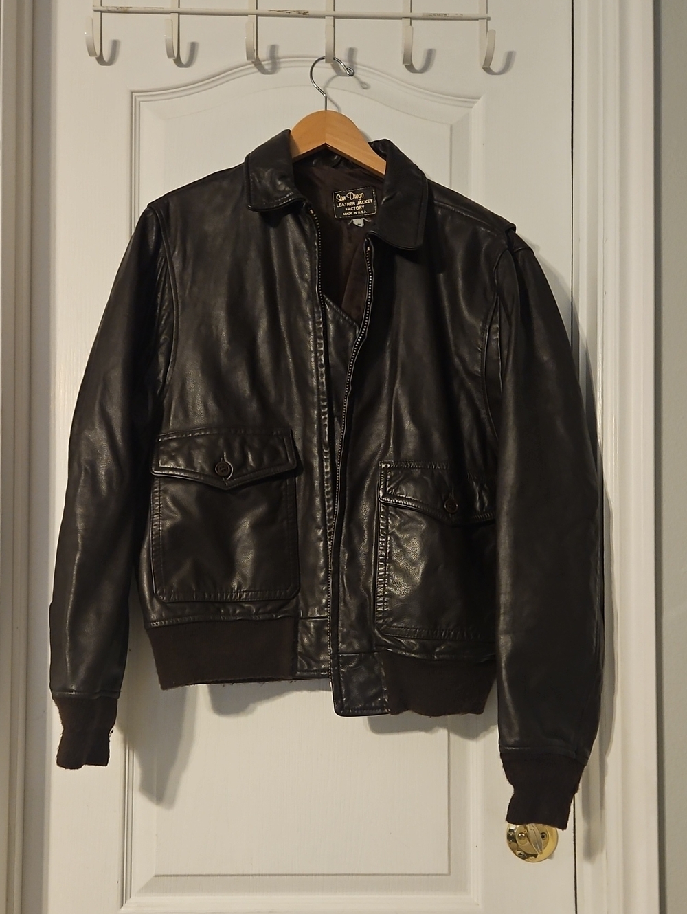Oversized Leather Jacket